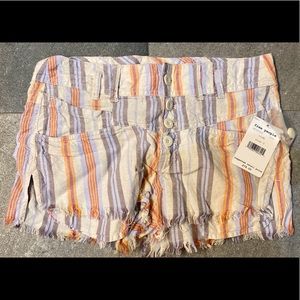 free people striped shorts